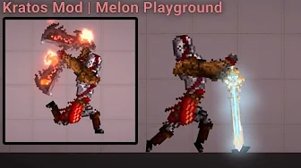 Kratos God of War for melon playground mods